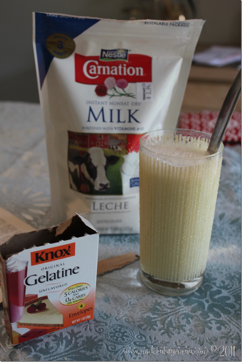 Knox Protein Drink MidCentury Recipe Test The MidCentury Menu