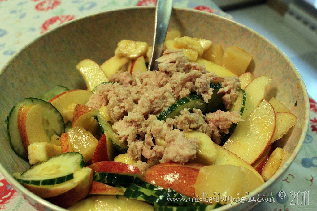 Tuna Fruit SaladTuna Vintage Recipe Contest Finalist 1 The Mid