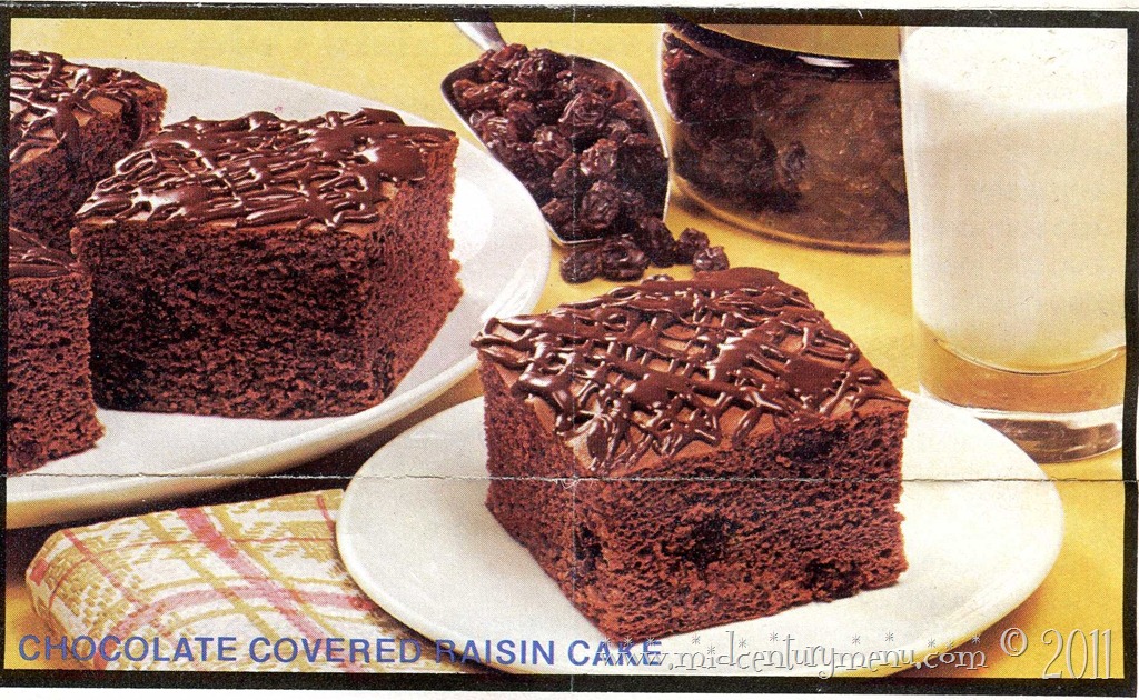 Chocolate Covered Raisin Cake