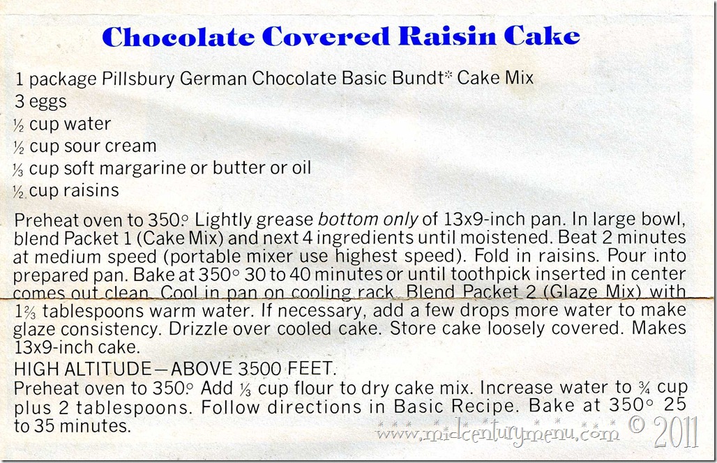 Pilsbury Chocolate Cake Mix002