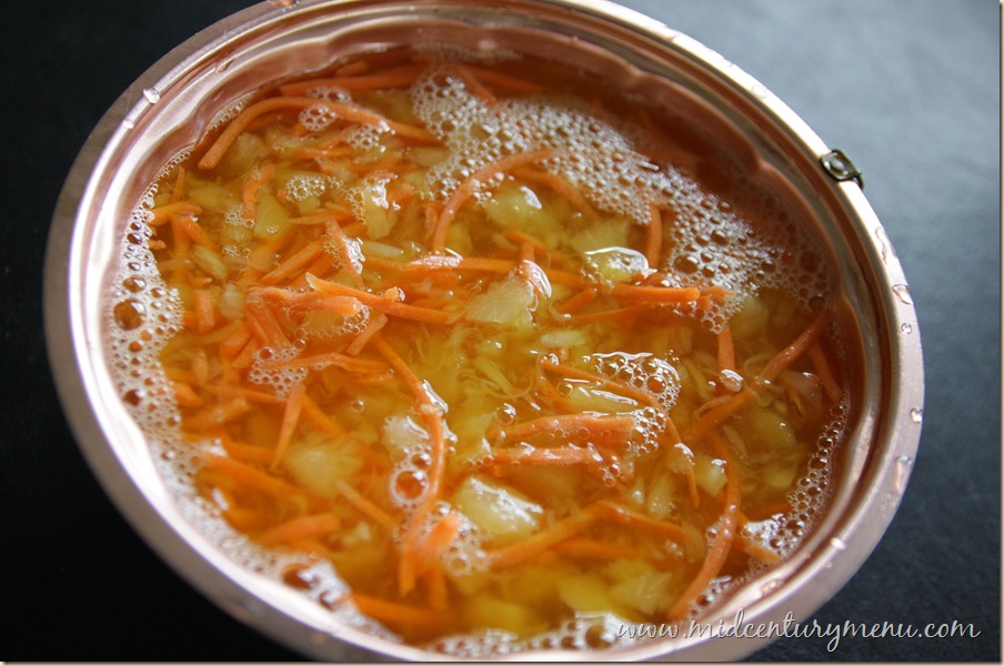 carrot orange jello pineapple