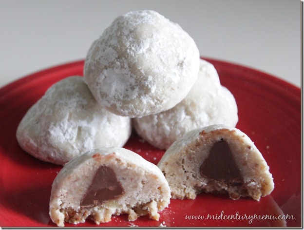 Chocolate Filled Snowballs