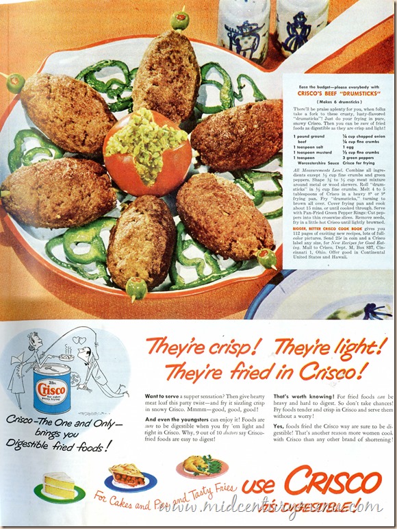 Crisco Beef Drumsticks