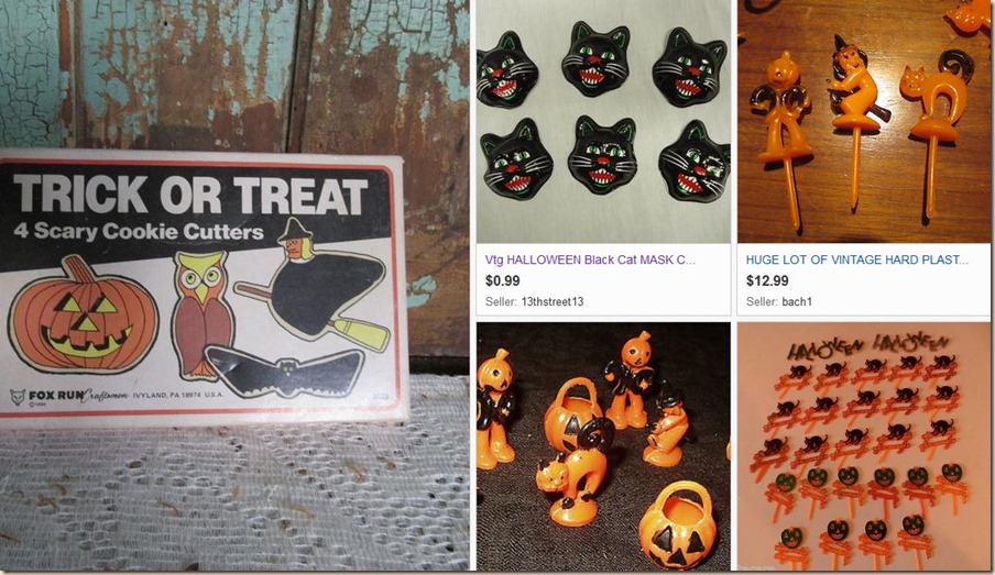 Vintage Kitchen Kitsch on eBay Halloween Goodies! The MidCentury Menu