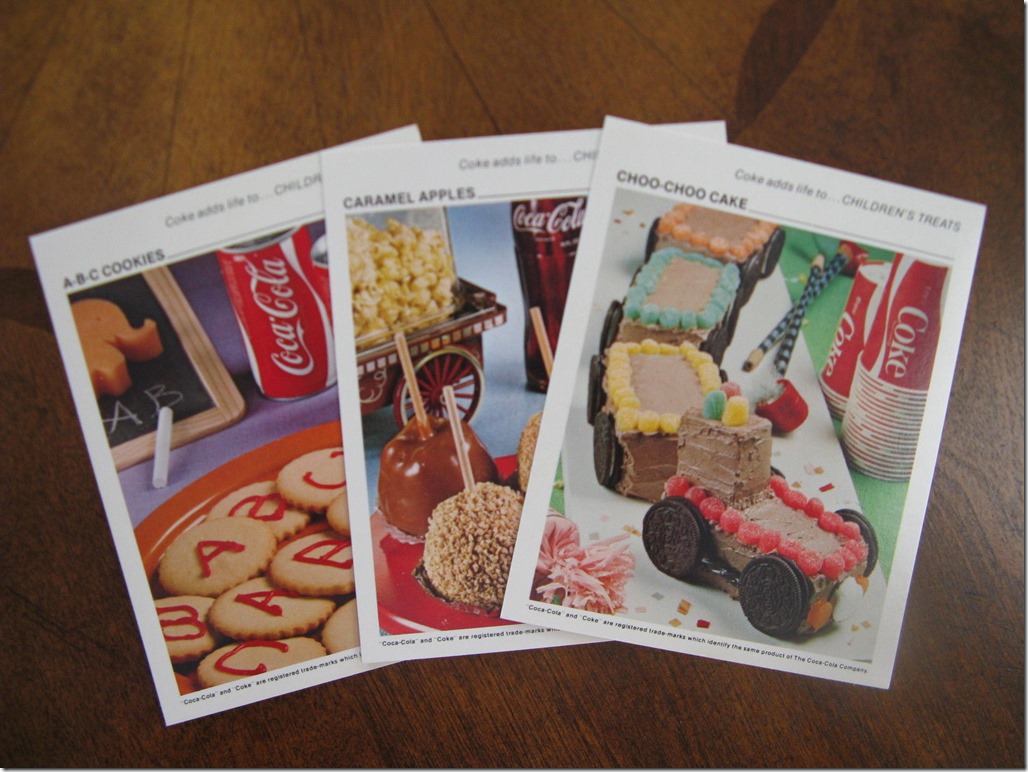 Coke Recipe Cards
