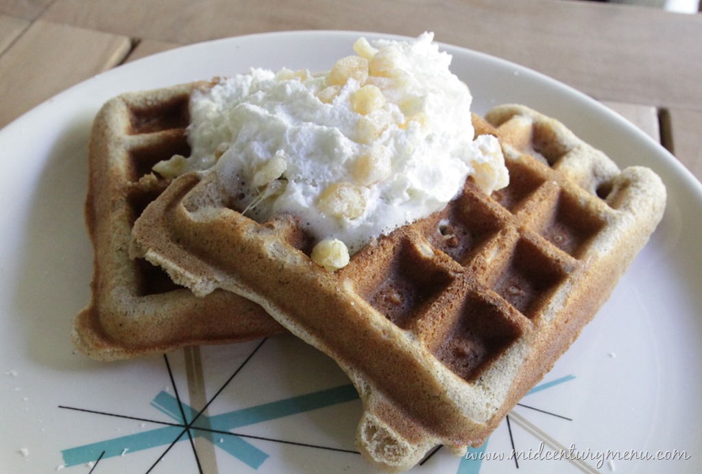 Spicy Party Waffles, 1963 A Vintage Recipe Test The MidCentury Menu