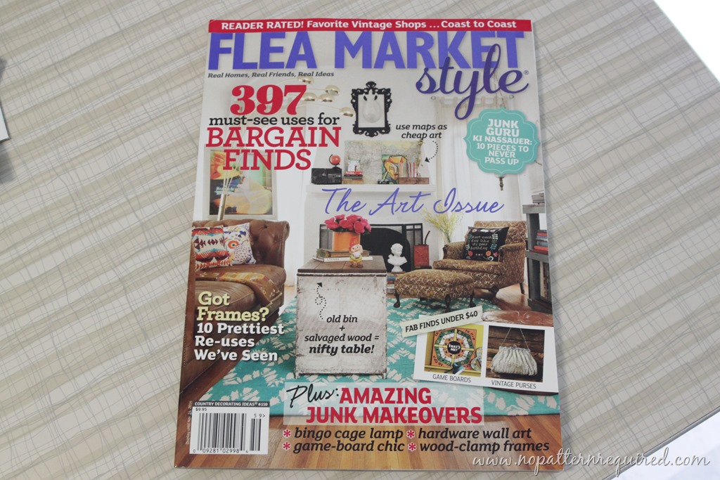 I’m In The Current Flea Market Style Magazine! The MidCentury Menu