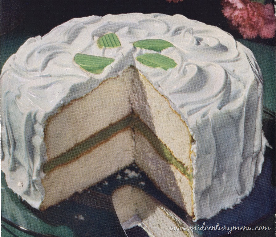 Lime Delight Cake, 1945 – The Vintage Cake Corner
