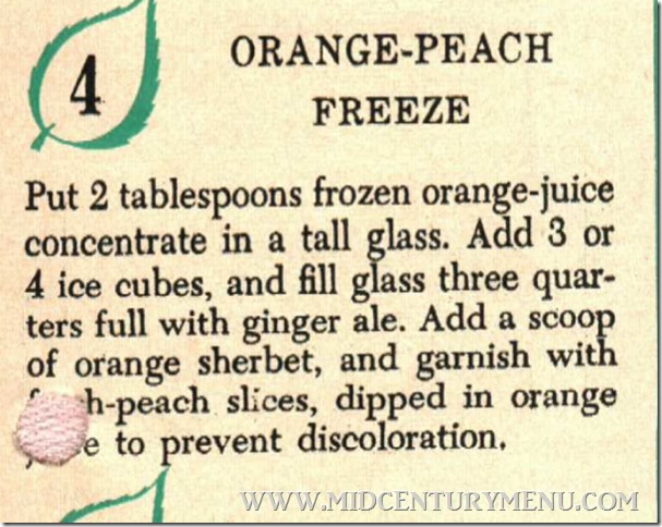 Orange Peach Freeze Orange Peach Freeze