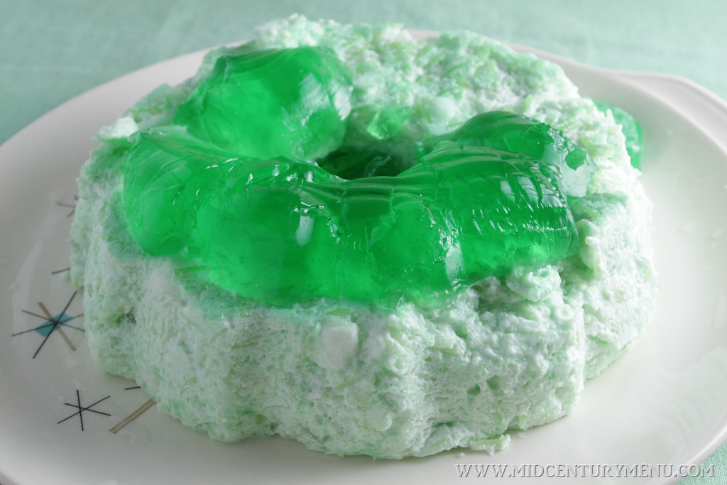 Lime Rice Mold, 1972 A Vintage St. Patrick’s Day Recipe Test The MidCentury Menu