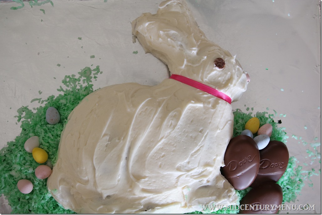 Carrot Cake Bunny Mold Cake A Vintage Easter Recipe Test ...