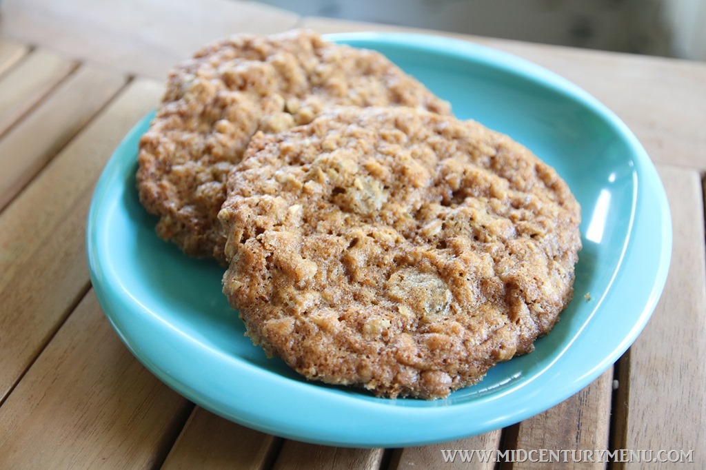 Oatmeal Cookies With Bacon Drippings, 1965 A MidCentury Recipe Test