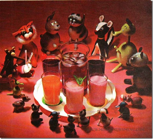 Animals Cranberry Drinks - Mix Around With Cranberry Juice, Ocean Spray, 1960