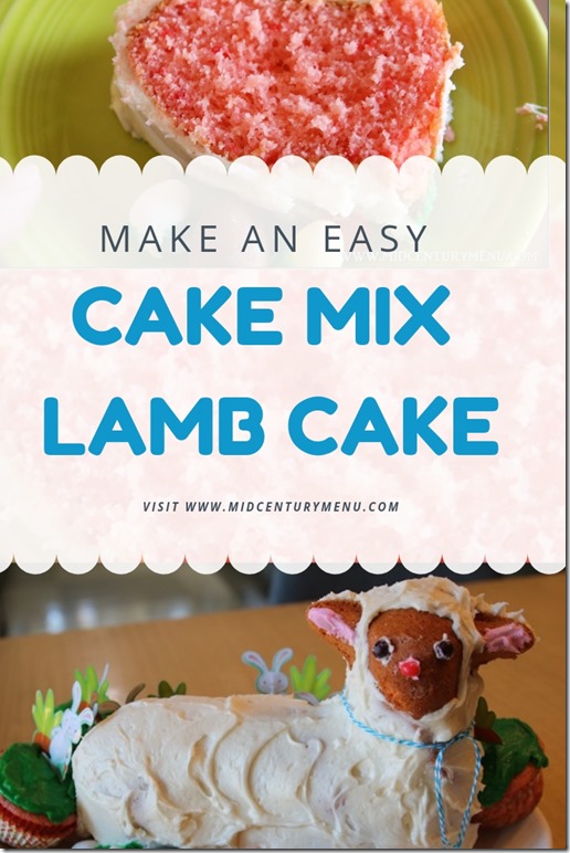 Cake Mix Lamb Cake
