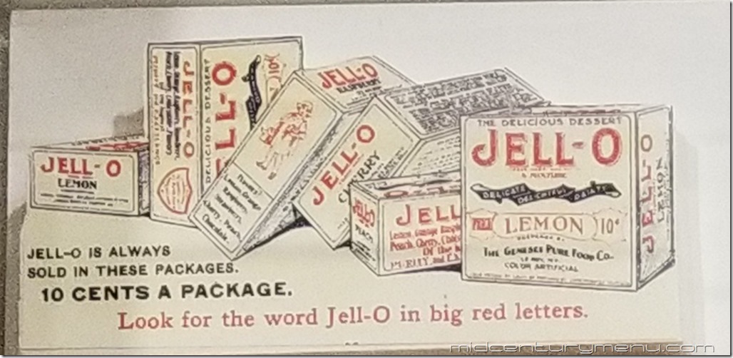 The Timeline of JellO Flavors From 1897 to 1997 The MidCentury Menu