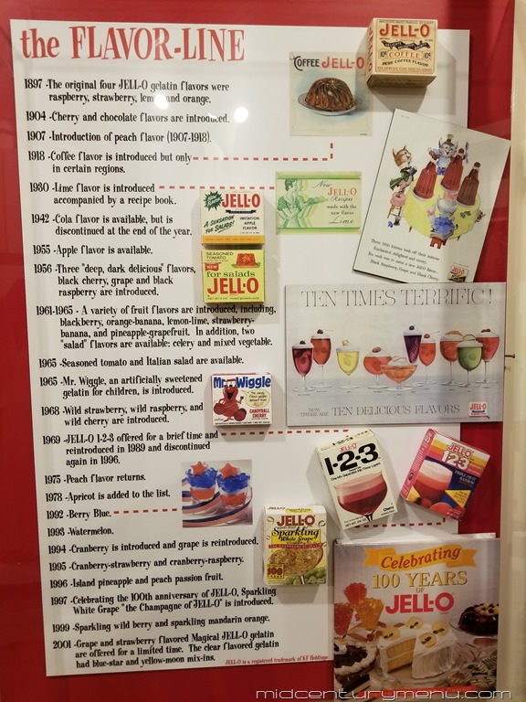 The Timeline of JellO Flavors From 1897 to 1997 The MidCentury Menu