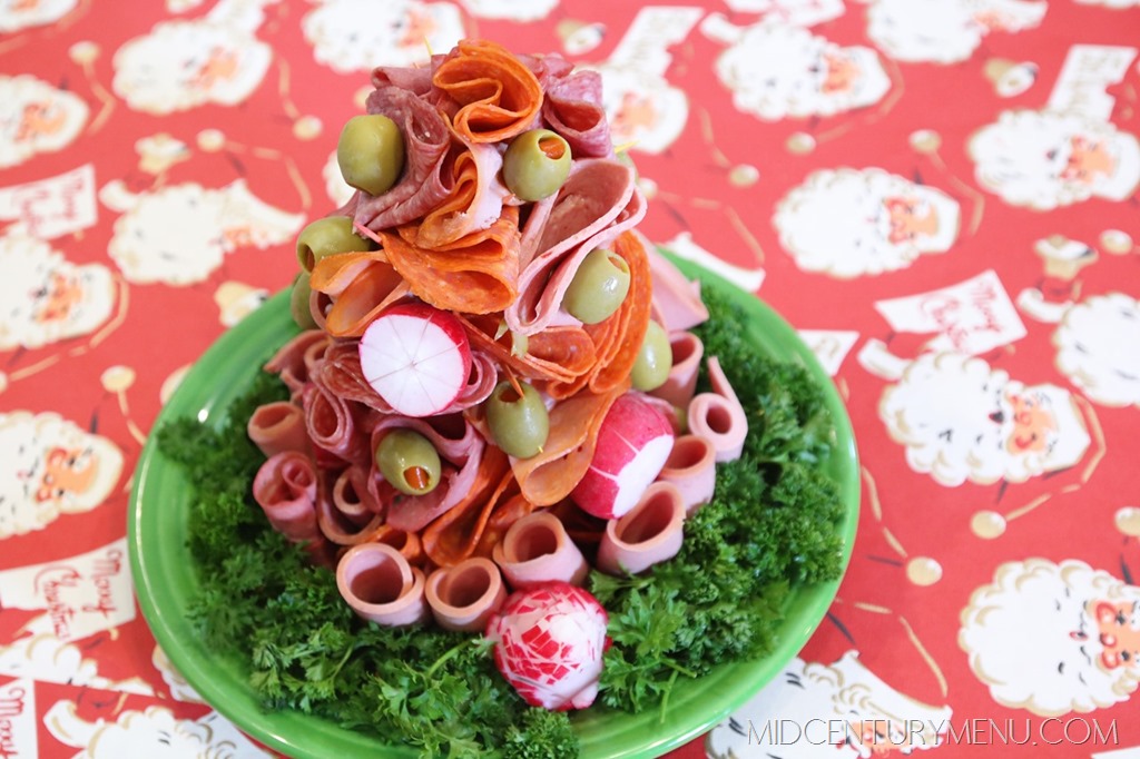 Holiday Meat Tree A Vintage Holiday Recipe Test The MidCentury Menu
