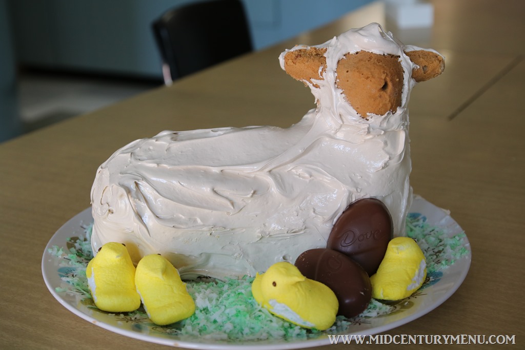 Man’s Cake Lamb Cake A Vintage Easter Recipe Test The MidCentury Menu