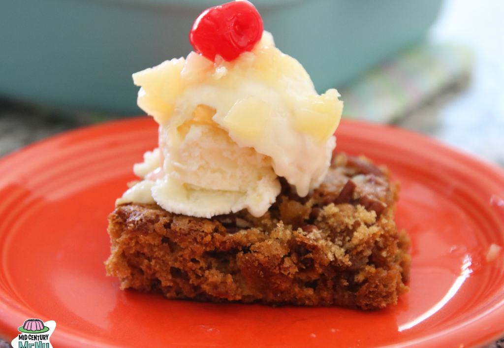 Quick Pineapple Dessert - Mid-Century Menu