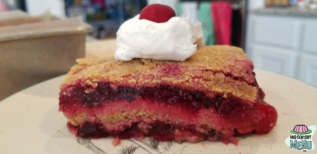 Cranberry Cold Cake - Mid-Century Menu